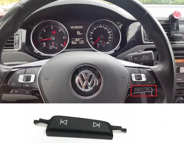 Golf 7 Direksiyon Radyo İstasyon Değiştirme Kontrol Düğmesi - 2
