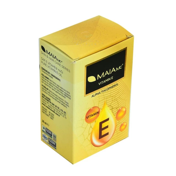 Maia Mc Vitamin E Alpha Tocopherol Saç Cilt Saf E Vitamini 20 ML