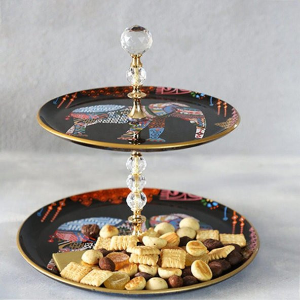 Glore Elephant Siyah Katlı Kurabiyelik 26036 - 2