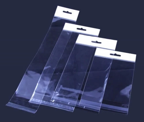 9x25 cm (Kapalı Hali 9x15 cm) 100 Adet Askılı Poşet - Meksika Şapkalı