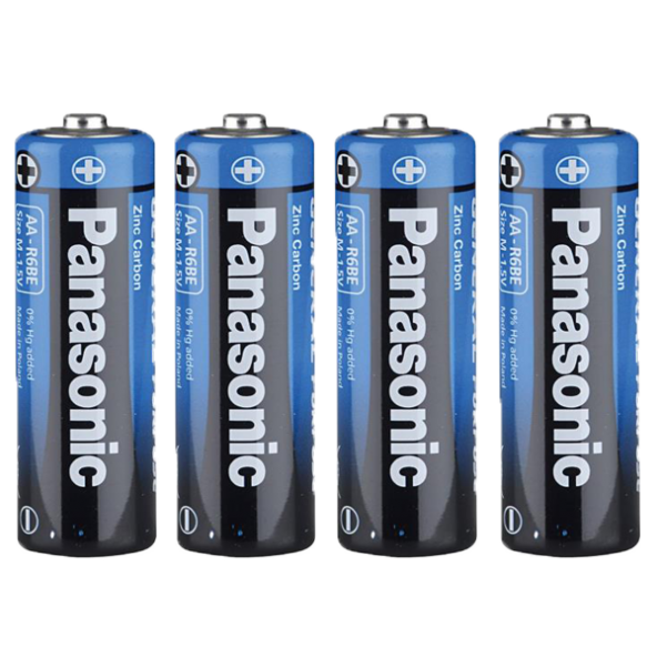 Panasonic Çinko Karbon Kalem Pil (AA) R6BE/4S60 LU