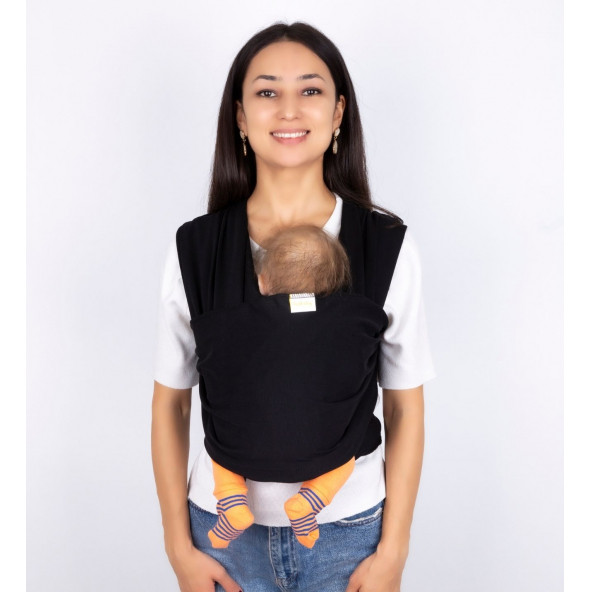 Esnek Wrap Sling Eggbaby Siyah - 2
