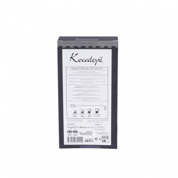 Kocatepe Ristretto 10'lu Kapsül Kahve - 3