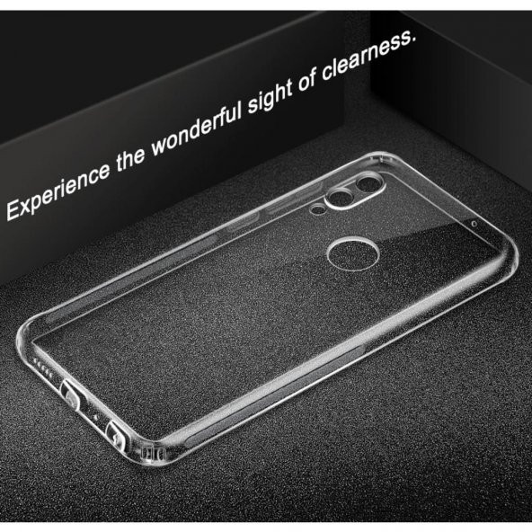 Huawei Y7 2019 Tıpalı Kamera Korumalı Silikon Kılıf - Resim 5