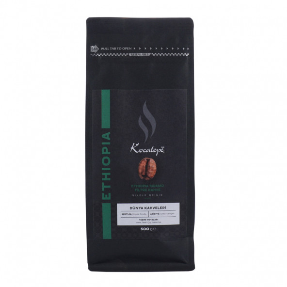 Kocatepe Ethiopia Filtre Kahve 500 gr ( Öğütülmüş Etiyopya Filtre Kahve) - 2