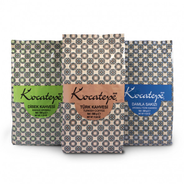 Kocatepe Kahve Sever 500 gr Folyo Set