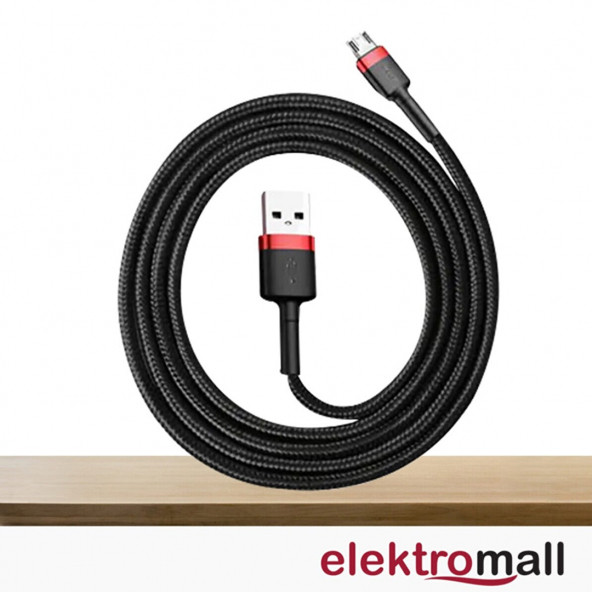 Baseus Şarj Kablosu Mıcro Usb 2.4a 0.5m