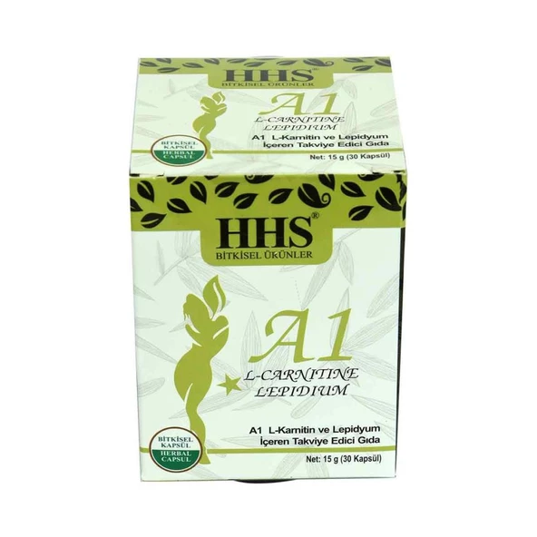 Hhs A1 L-Carnitine Lepidium A+1 Bitkisel 30 Kapsül X 10Adet Kutu - 5