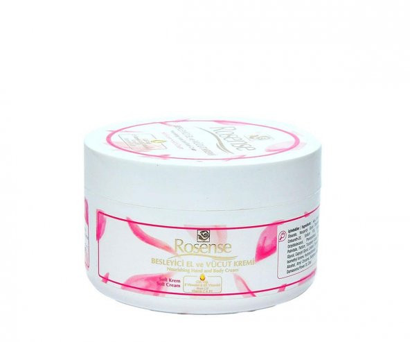 Rosense Besleyici El ve Vücut Kremi Kavanoz 250 ml Q10
