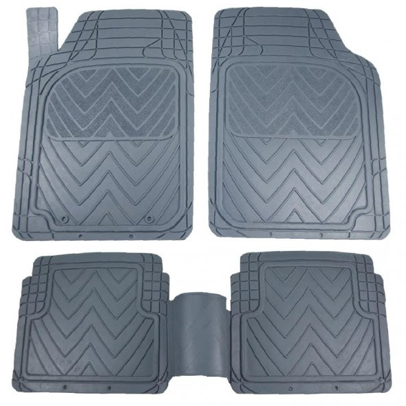 JEEP GRAND CHEROKEE CJ-8 1981-1986 Kauçuk Gri Oto Paspas Seti