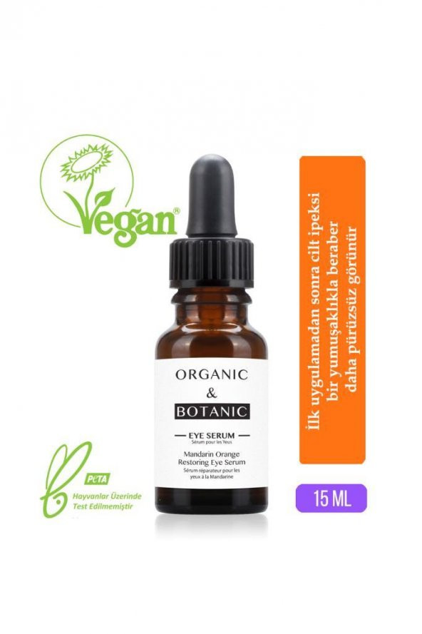 Organic & Botanic Mandarin Orange Eye Serum 15 ml