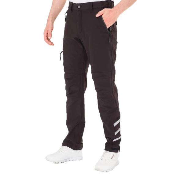 Edit Label, Softshell Pantolon, Siyah-54E5050 Su İtici, Rüzgar Geçirmez - 2