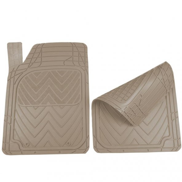 HYUNDAI İ30 2007-2012 Kauçuk Bej Oto Paspas Seti - Resim 2