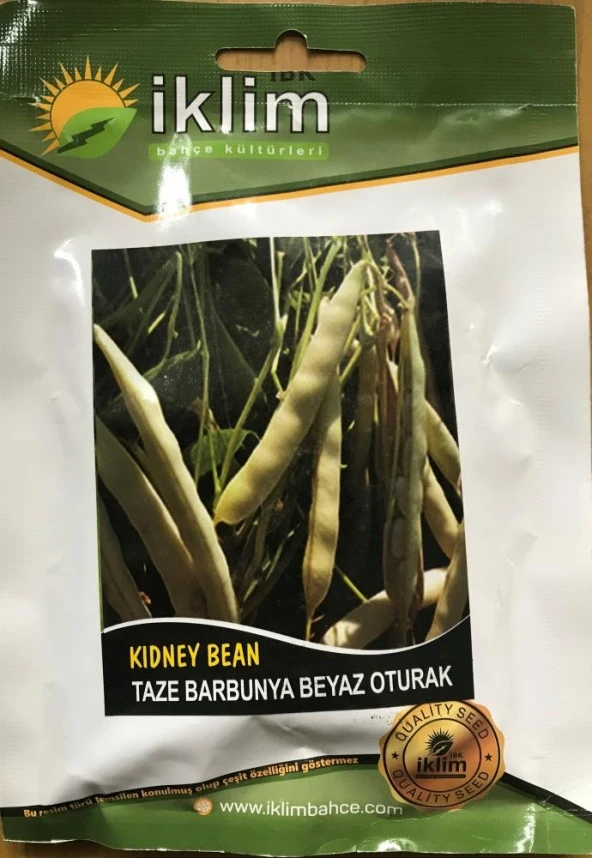 Barbunya Tohumu Karlı Beyaz Oturak 50 g. ürün görseli 1