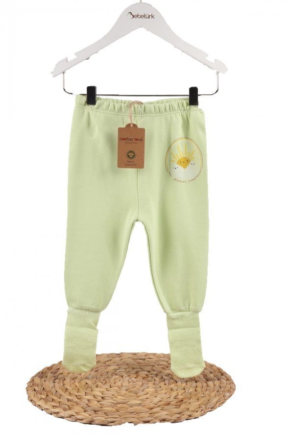 Organik Unisex Bebek Çoraplı Tek alt - 2