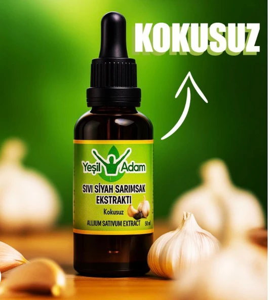 Yeşil Adam Siyah Sarımsak Ekstratı 50 Ml (Kokusuz)