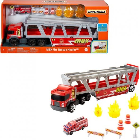 Matchbox İtfaiye Aracı ve Taşıyıcı Tır Oyun Seti GWM23 ürün görseli