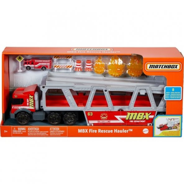 Matchbox İtfaiye Aracı ve Taşıyıcı Tır Oyun Seti GWM23 - Resim 10
