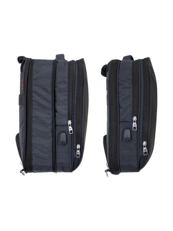 NPO TRV02 Travela Geneşleyeblir Notebook ve Seyahat Sırt Çantası 17" - Siyah - 5