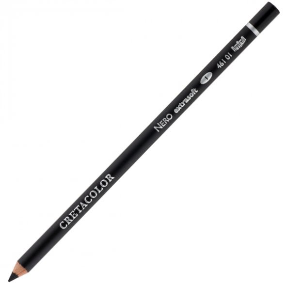 Cretacolor Nero Drawing Pencils, Sertlik 1 Extra Soft  (3 adet)(Sanatçı Çizim Kalemi) 461 01