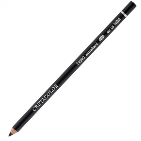 Cretacolor Nero Drawing Pencils, Sertlik 5 Extra Hard (3 adet) (Sanatçı Çizim Kalemi) 461 05