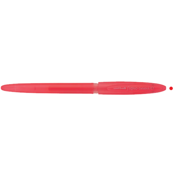 Uni-Ball Roller Kalem (12 adet) Signo Gelstick Jel Bilye Uç 0.7 MM Kırmızı UM-170