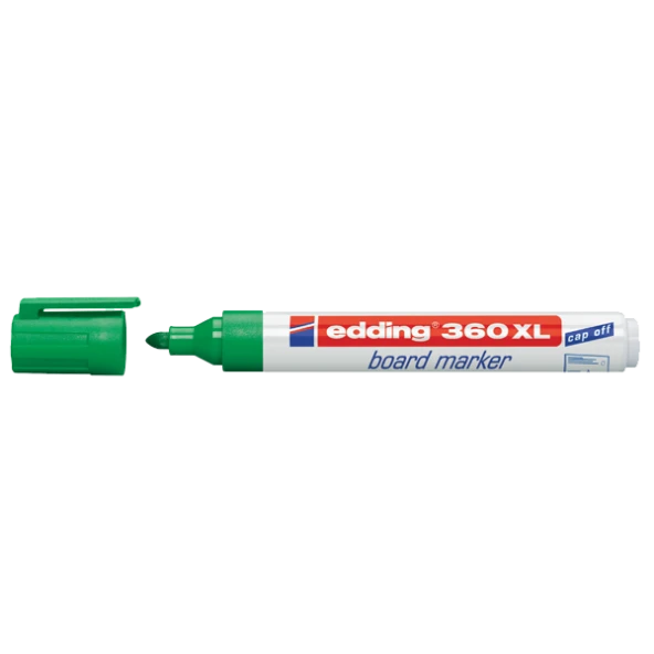 Edding Tahta Kalemi Yuvarlak Uçlu Yeşil 360 XL (10 adet)