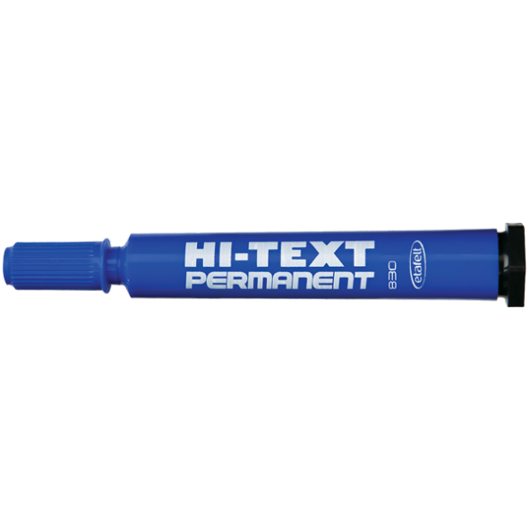 Hi-Text Markör Yuvarlak Uçlu Mavi 830PB (12 adet)
