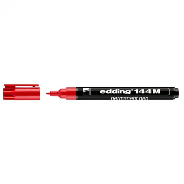 Edding Asetat Kalemi Permanent Kırmızı 144M (10 lu)