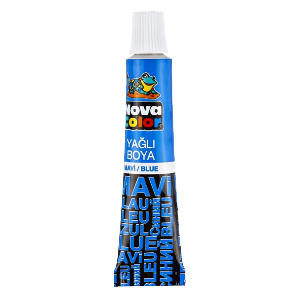 Nova Color Yağlı Boya Tüp Mavi NC-129 (12 tüp)