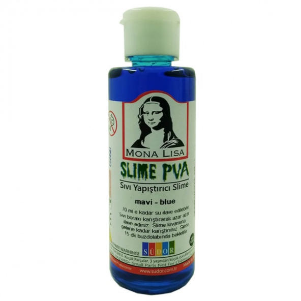 Monalisa Sıvı Yapıştırıcı Slime 70 ML Mavi (12 adet)