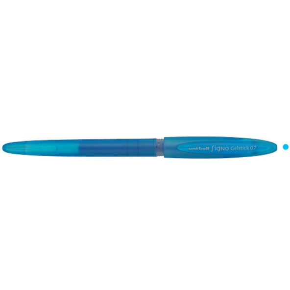 Uni-Ball Roller Kalem (12 adet) Signo Gelstick Jel Bilye Uç 0.7 MM Açık Mavi UM-170
