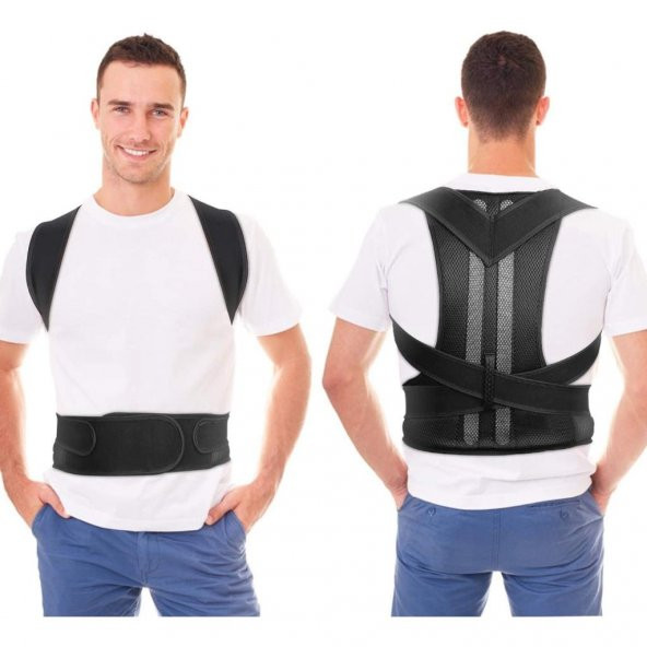 Ankaflex Çift Balenli Dik Duruş Korsesi Spor Bel Sırt Omuz Kambur - Resim 5
