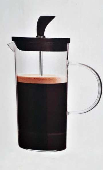 French Pres Ateşe Dayanıklı Özel Bitki Çayı ve Kahve Demleme -6000ML-BR9972 - 2