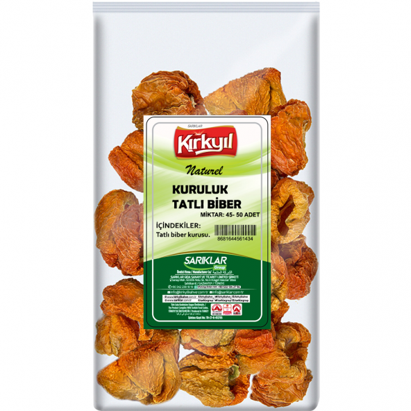 Kırkyıl %100 Doğal Kuruluk Tatlı Biber