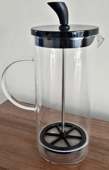 French Pres Ateşe Dayanıklı Özel Bitki Çayı ve Kahve Demleme -6000ML-BR9972 - 4