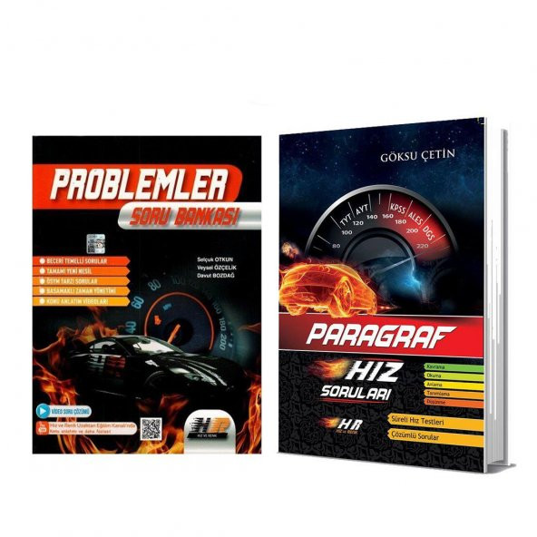 Hız ve Renk Paragraf ile Problemler Soru Bankası Seti 2 Kitap