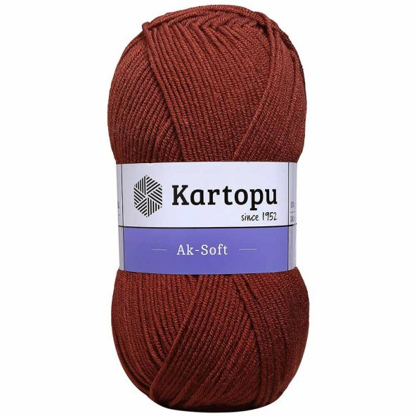 Kartopu Ak-soft El Örgü İpi 832 Taba