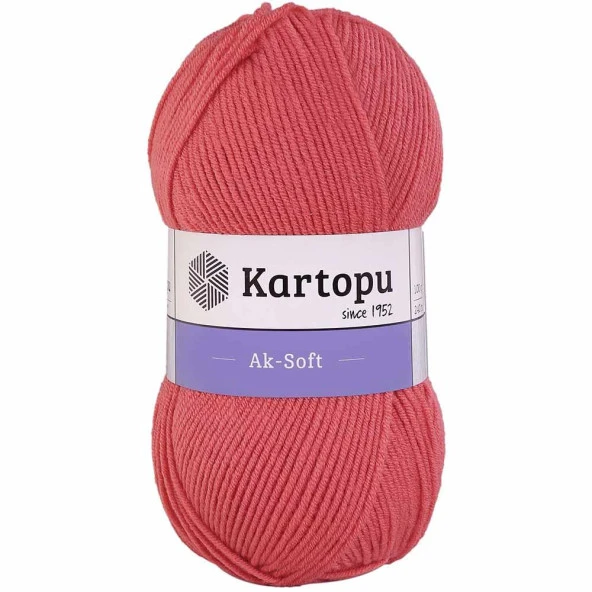 Kartopu Ak-soft El Örgü İpi 260 Mercan