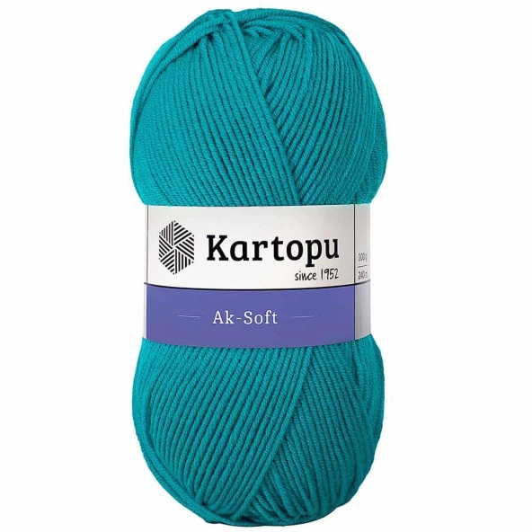 Kartopu Ak-soft El Örgü İpi 482 Okyanus Mavi