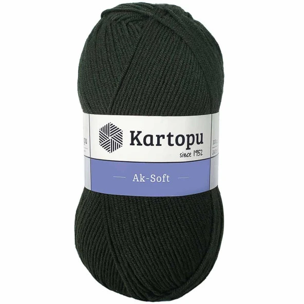 Kartopu Ak-soft El Örgü İpi 478 Haki