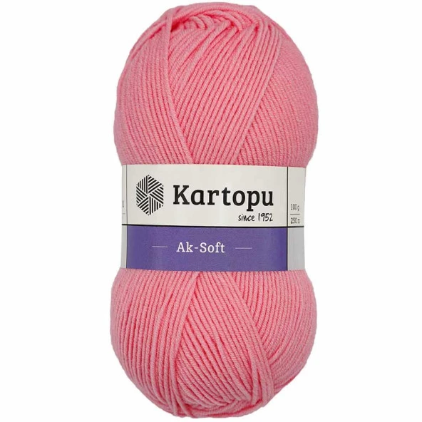 Kartopu Ak-soft El Örgü İpi 777 Pudra Pembe