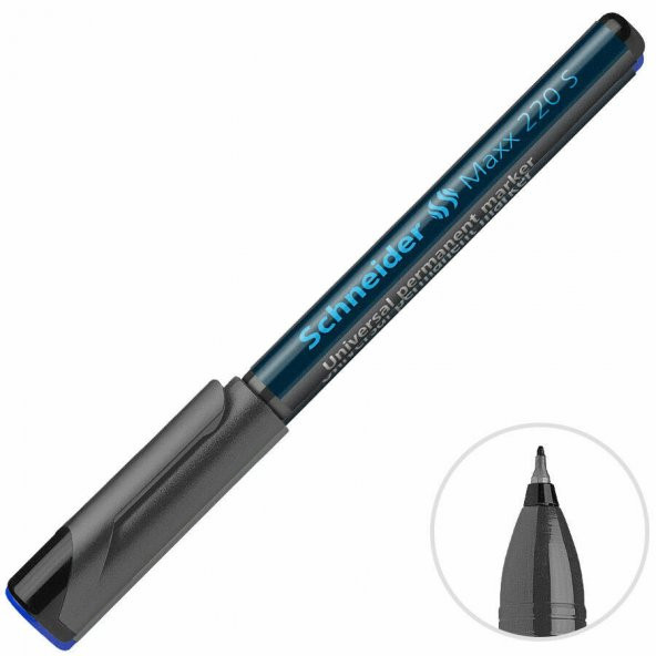 Schneider Asetat Kalemi Permanent S Seri 0.4 MM Siyah 220