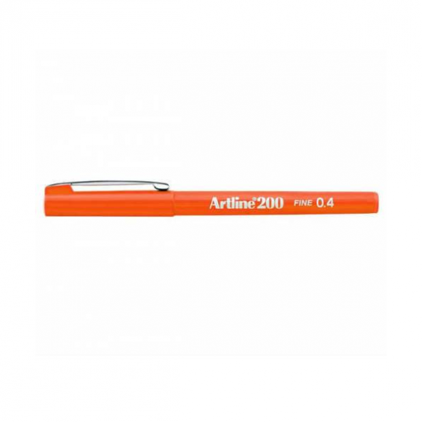 Artline Fineliner 0.4 MM Turuncu EK-200N (12 adet)
