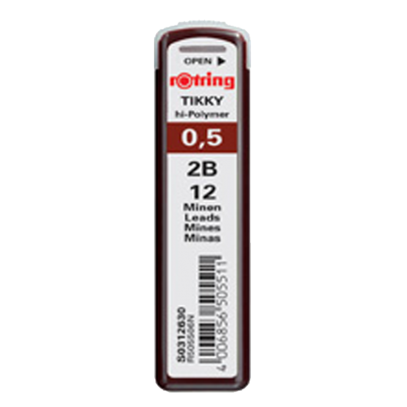 Rotring Min  2B 0.5 MM (10 adet)