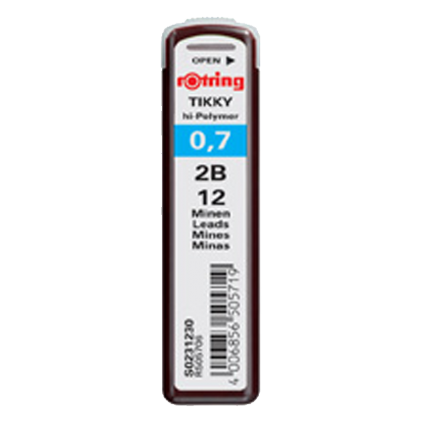Rotring Min Hi-Polymer 2B 0.7 MM (10 adet)