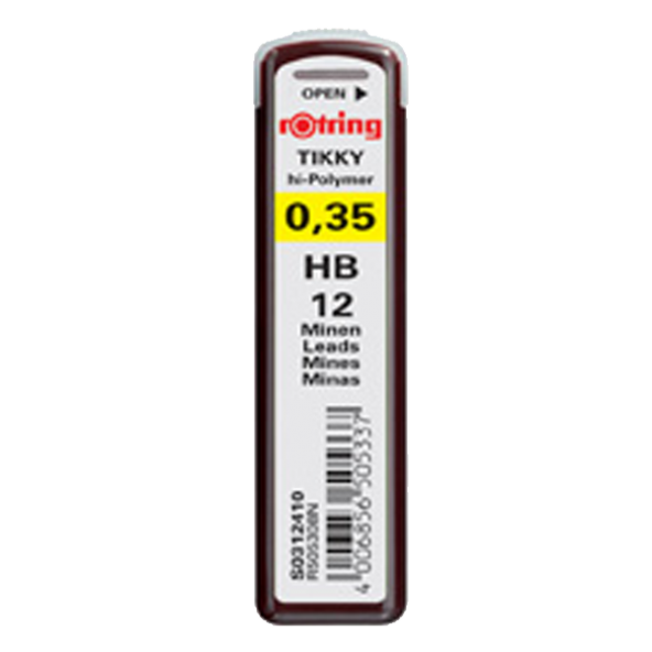 Rotring Min Hi-Polymer HB 0.3 MM (10 adet)