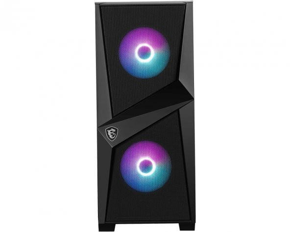 MSI MAG FORGE 100R TEMPERLI CAM 2X A-RGB FAN ,1X 120MM FAN ATX GAMING BILGISAYAR KASASI - 2