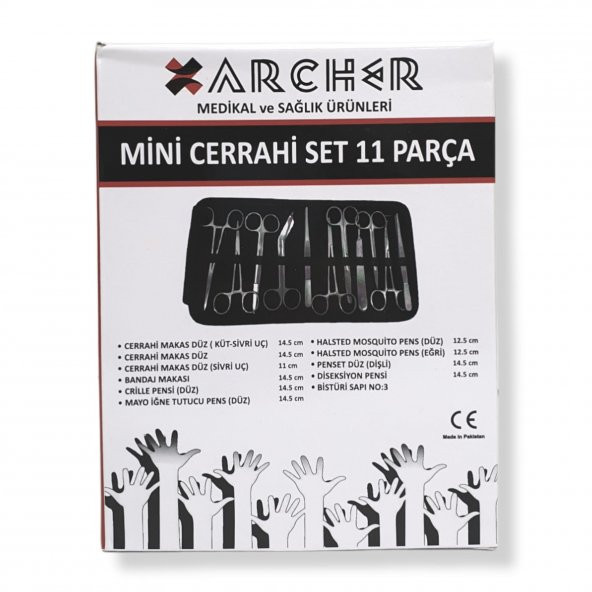 Archer Pansuman Seti 11 Parça (Mini Set) - 9