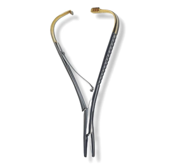 Archer Avuç İçi Portegue İğne Tutucu ( Gold Ring Mathieu Tip) 14 cm - Resim 2